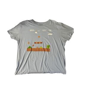 Thinkgeek Nintendo Super Mario T Shirt Mario Goomba & Pipe 2XL